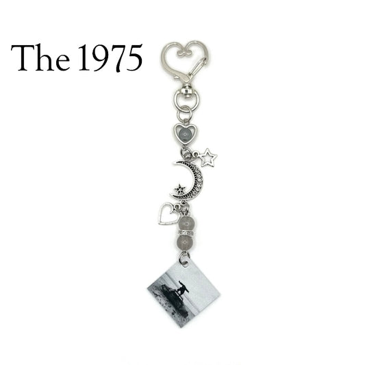 The 1975 Being Funny in a Foreign Language Album Charm Keychain