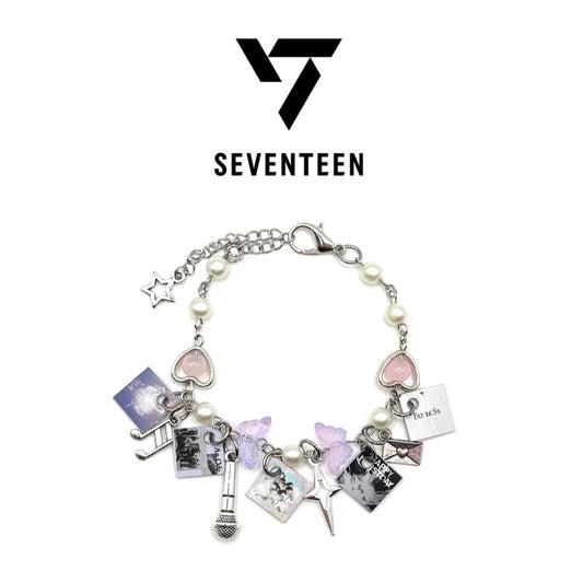 Seventeen KPop Album Charm Bracelet