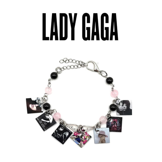 Lady Gaga Mini Album Charm Bracelet