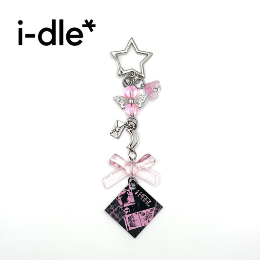 I-dle KPop I Feel EP Cover Charm Keychain