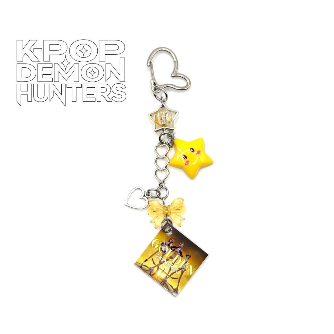 Hunter/x Golden K-Pop Demon Hunters Charm Keychain