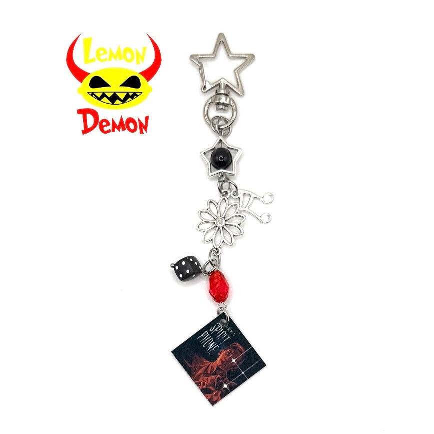 Lemon Demon Spirit Phone Album Keychain