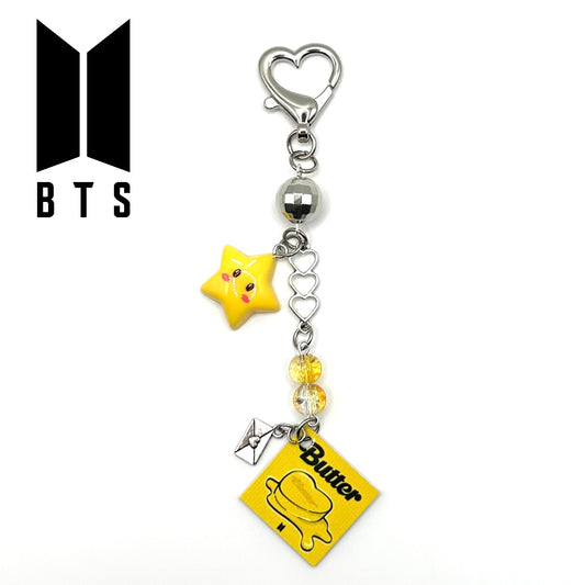 BTS Butter K-Pop Charm Keychain