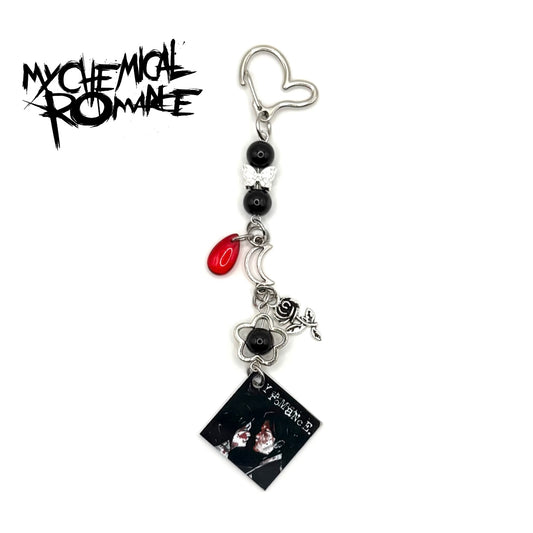 MCR My Chemical Romance Three Cheers For Sweet Revenge Album Charm Keychain