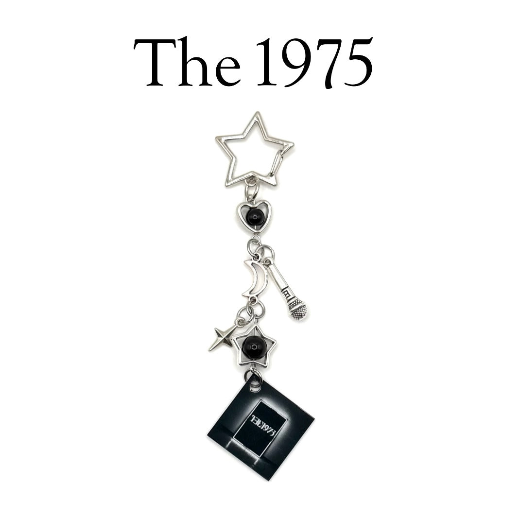 The 1975 Self Titled Album Charm Keychain