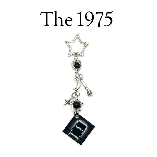 The 1975 Self Titled Album Charm Keychain