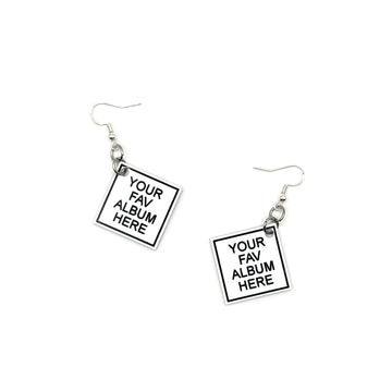 Custom Album Cover Earrings