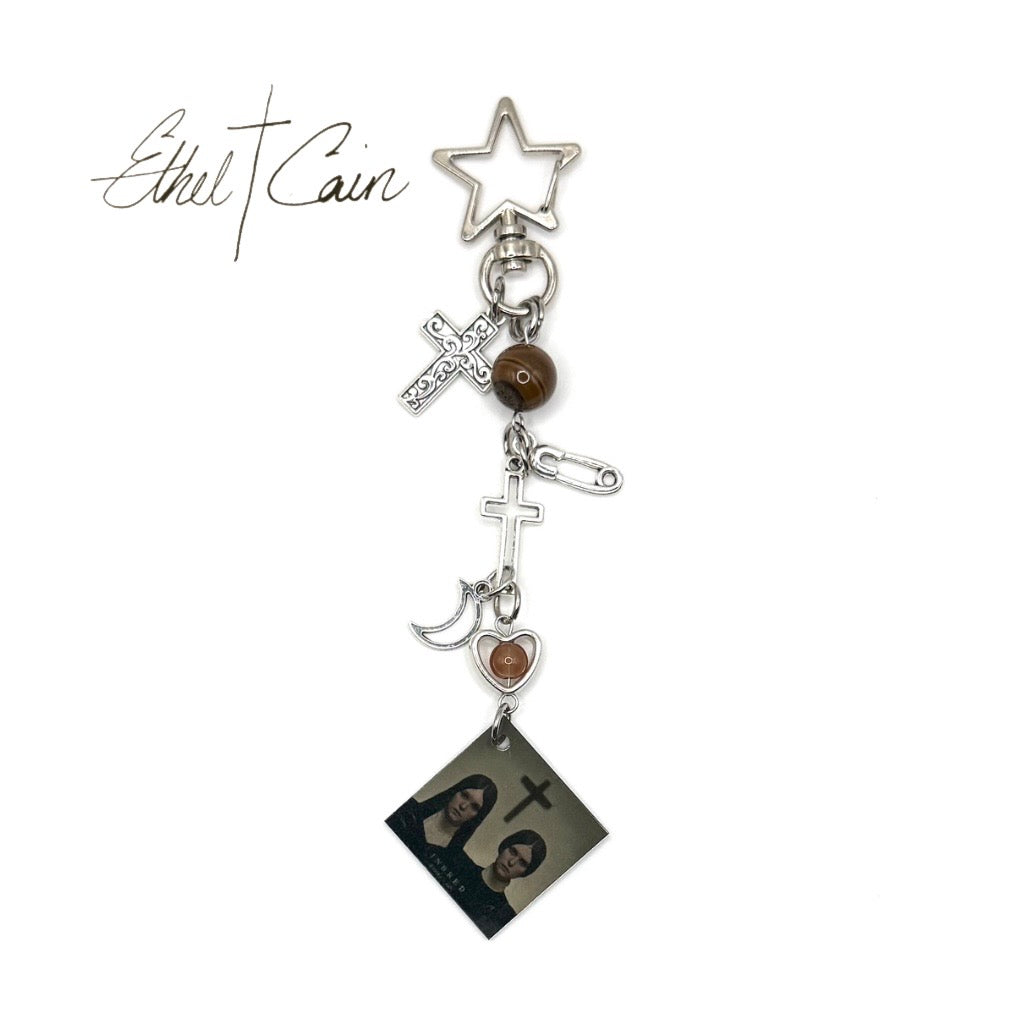 Ethel Cain Inbred EP Cover Charm Keychain