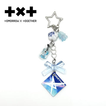 Tomorrow x Together TXT K-Pop The Star Chapter: Together Beaded Charm Keychain