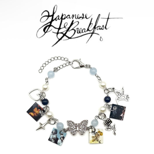 Japanese Breakfast Mini Album Charm Bracelet