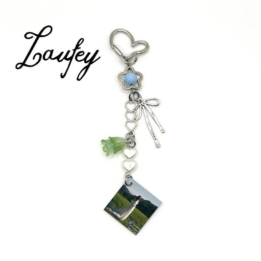 Laufey Everything I Know About Love Album Beaded Charm Keychain