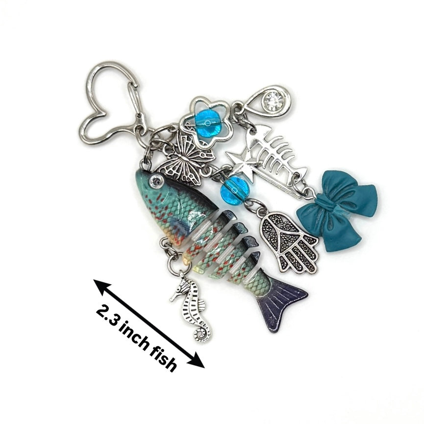 “Carly” - Fish Lure Keychain Accessory