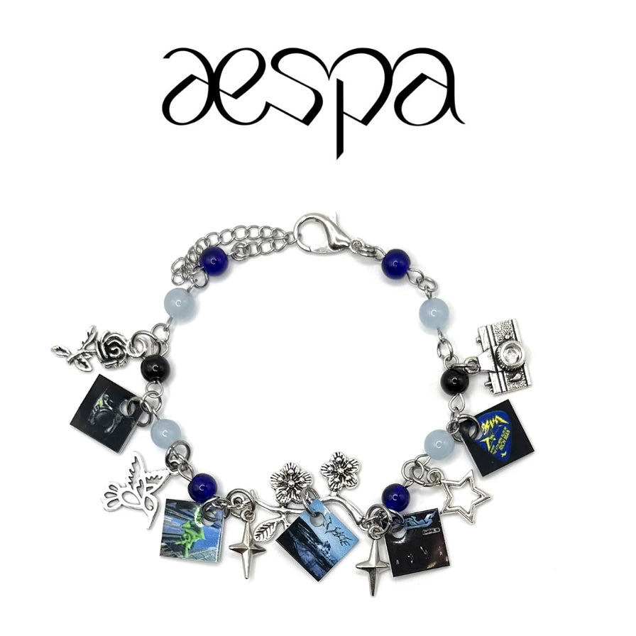 Aespa KPop Album Charm Bracelet