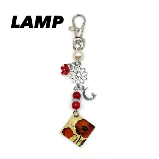 Lamp Band Genso Album Charm Keychain