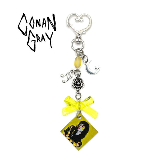 Conan Gray Found Heaven Album Charm Keychain