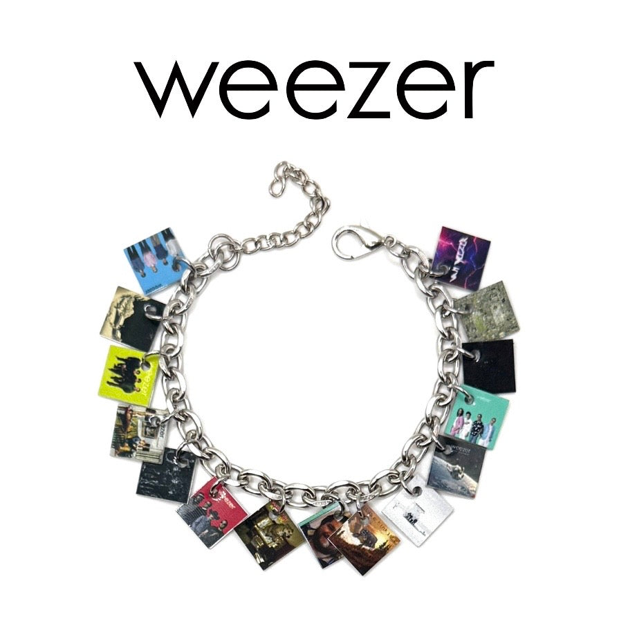 Weezer Miniature Album Charm Bracelet