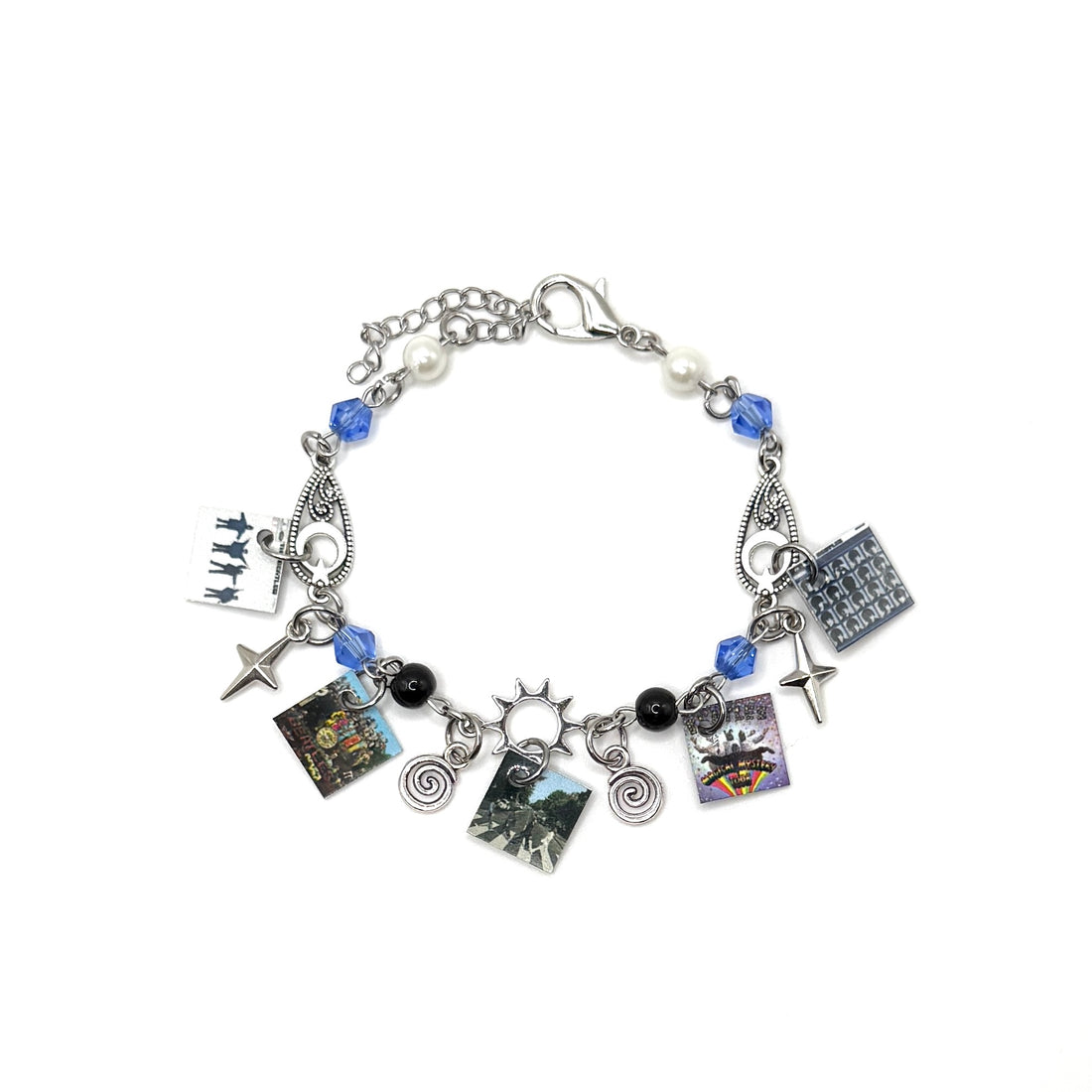 The Beatles Miniature Album Charm Bracelet