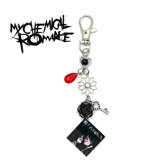 My Chemical Romance MCR Three Cheers For Sweet Revenge Album Charm Keychain