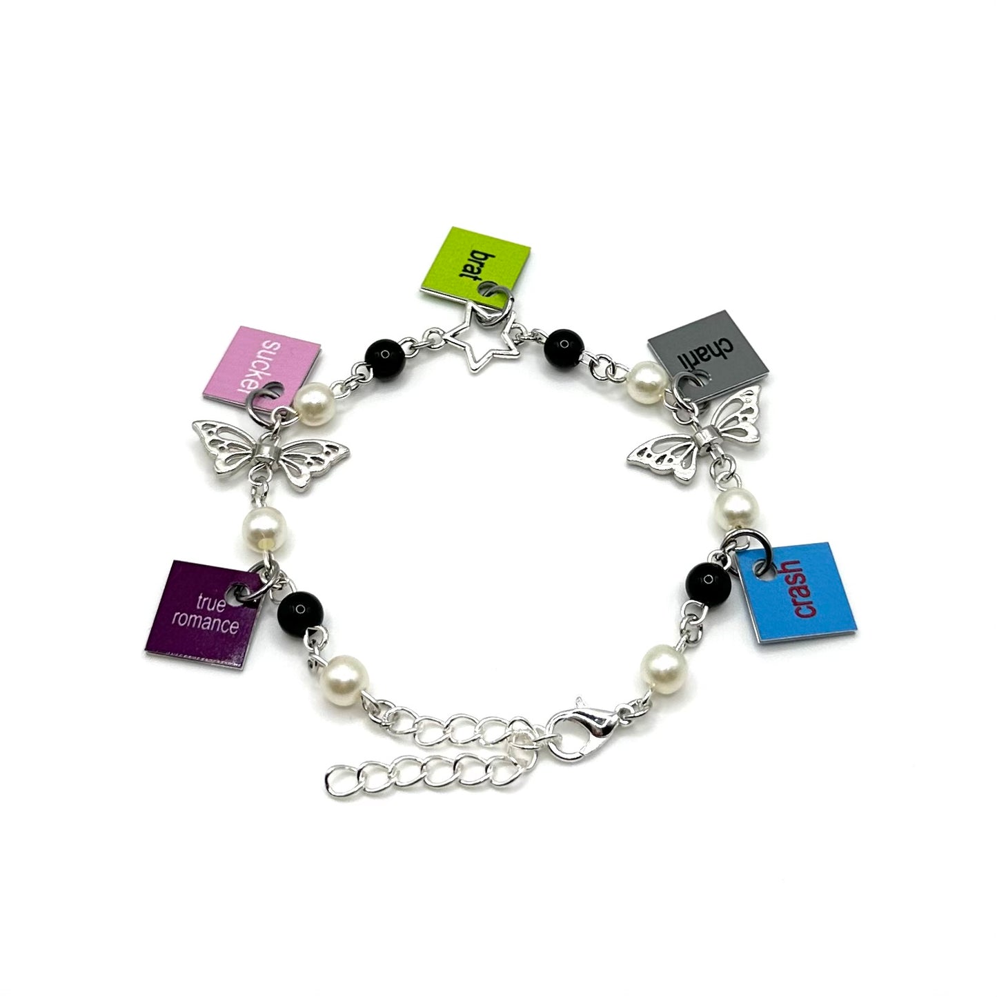 Charli xcx Mini Album Charm Bracelet - BRAT COVERS