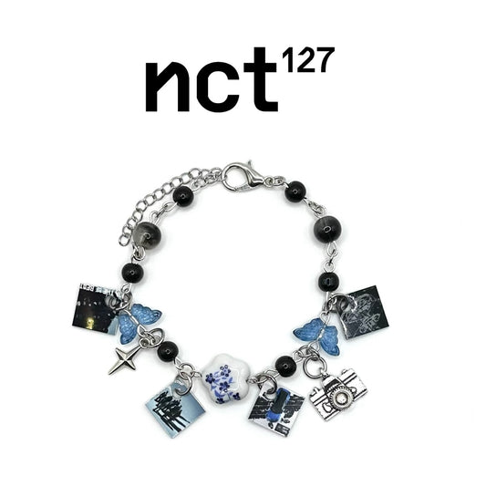 NCT 127 Mini K-Pop Album Charm Bracelet