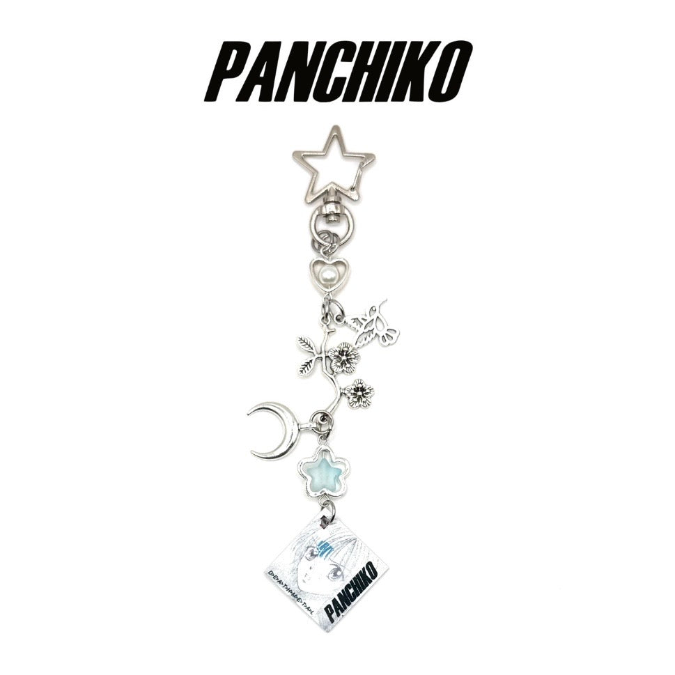 Panchiko D>E>A>T>H>M>E>T>A>L Album Charm Keychain