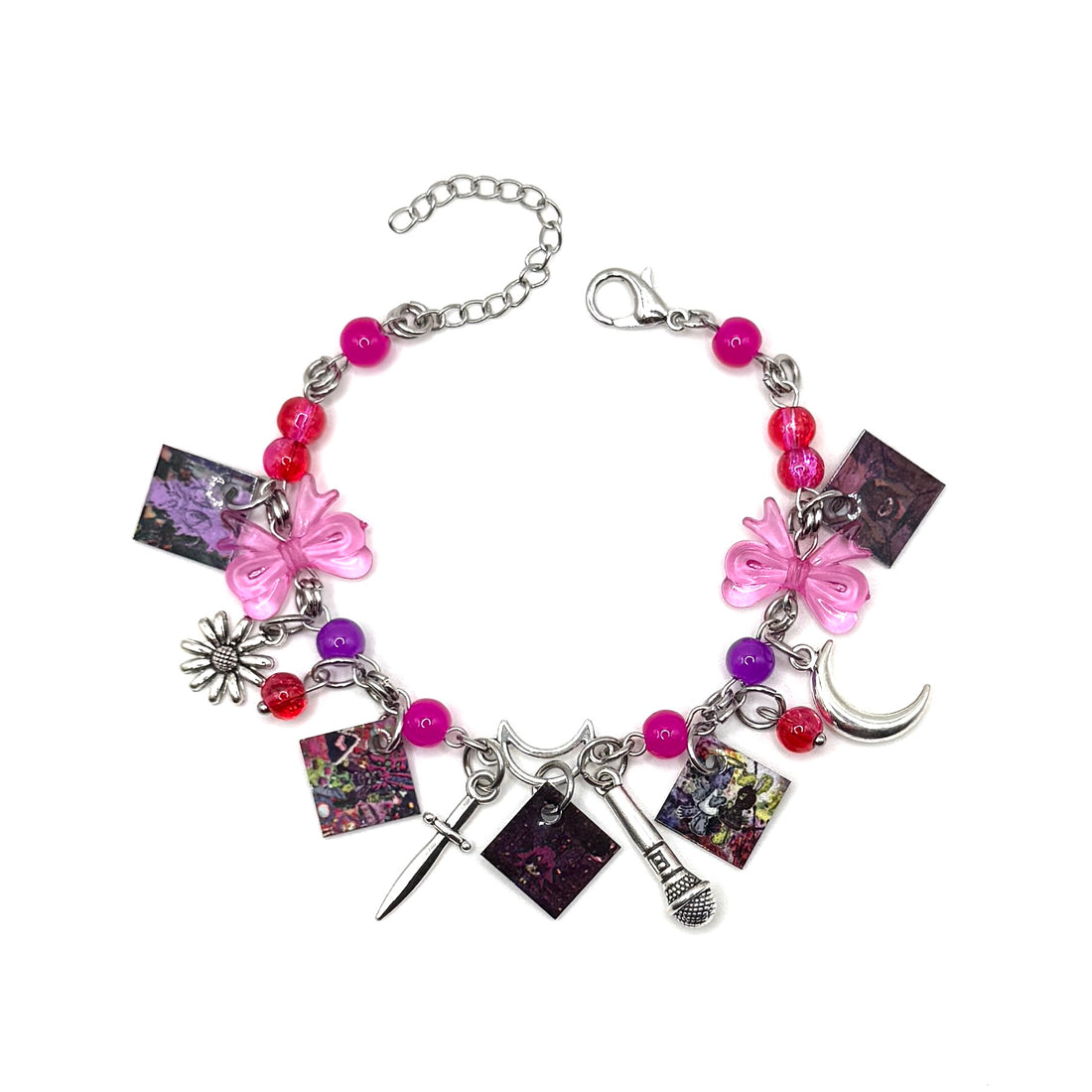 Stomach Book Charm Bracelet