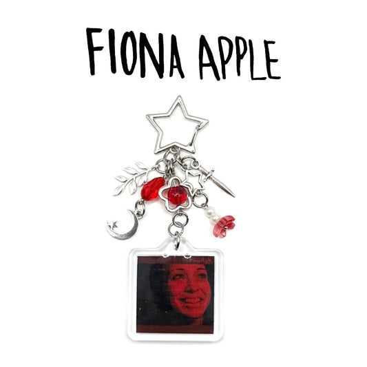 Fiona Apple When The Pawn Album Photo Charm Keychain
