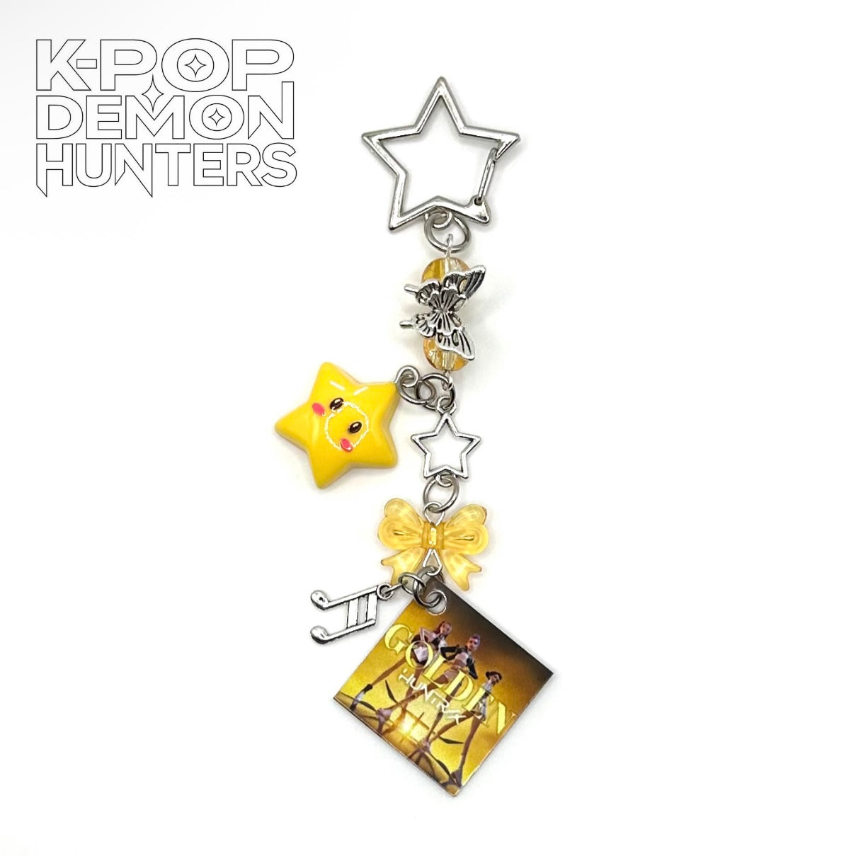 Hunter/x Golden K-Pop Demon Hunters Charm Keychain