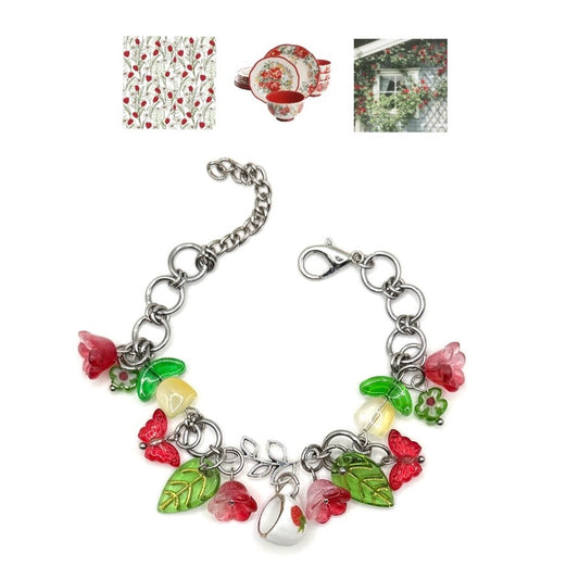 Floral Cottagecore Teacup Bracelet