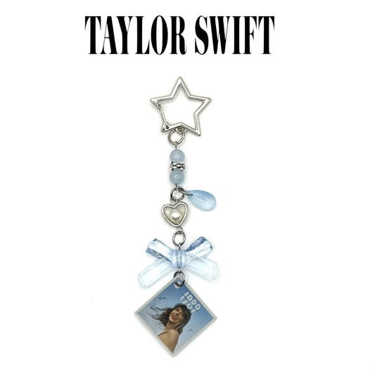Taylor Swift 1989 (Taylor’s Version) Beaded Charm Keychain