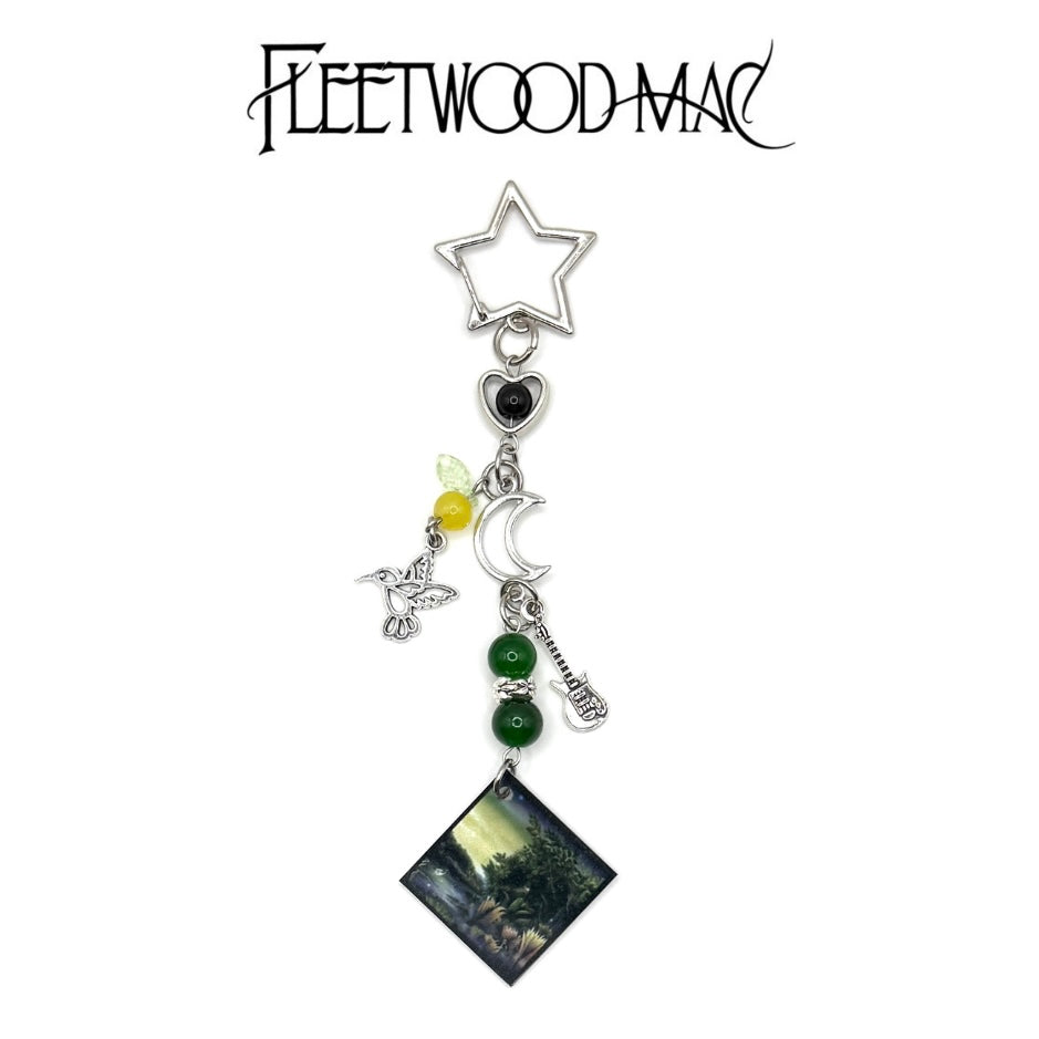 Fleetwood Mac Tango In The Night Album Beaded Charm Keychain