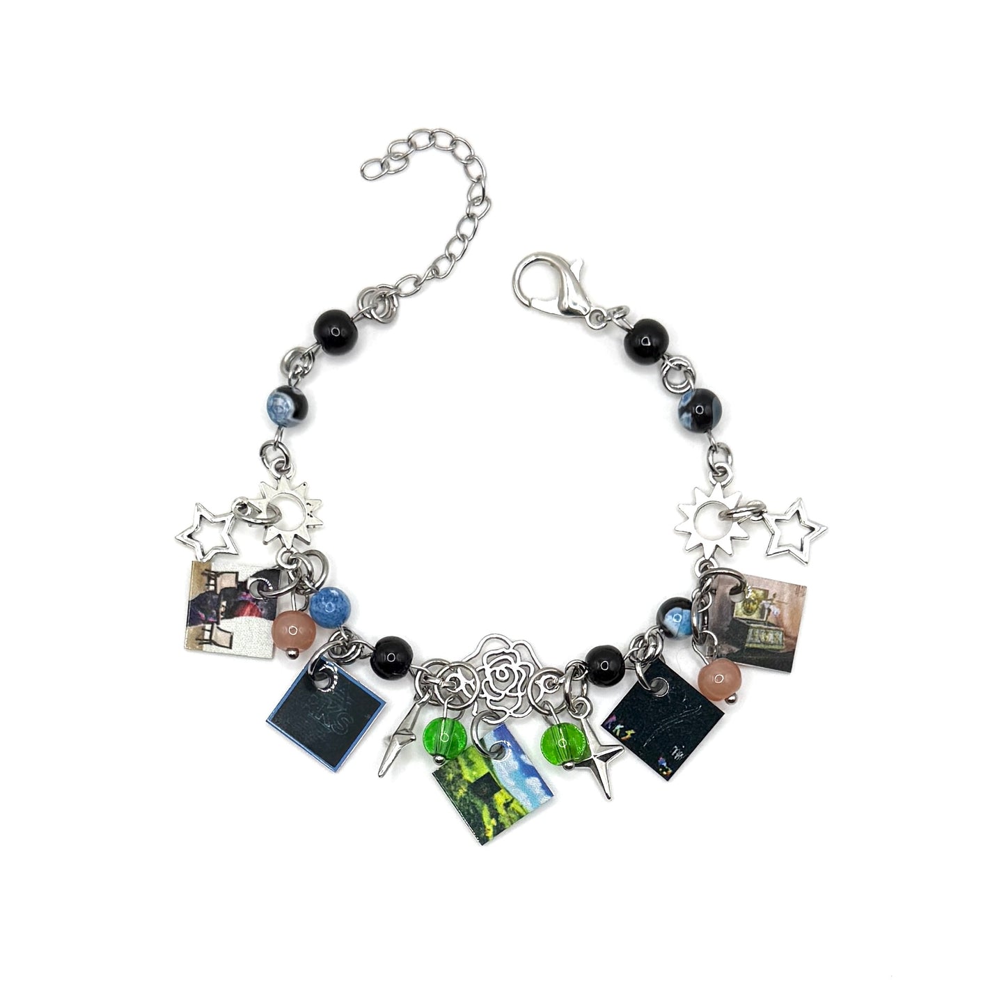 Rainbow Kitten Surprise Mini Album Charm Bracelet
