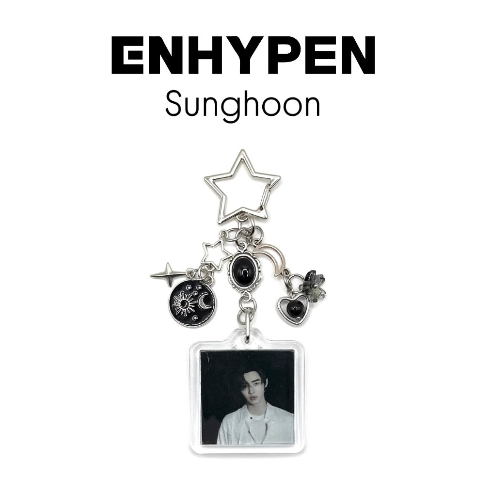 Enhypen Sunghoon Photo Charm Keychain