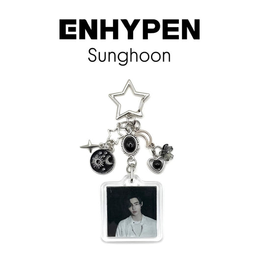 Enhypen Sunghoon Photo Charm Keychain