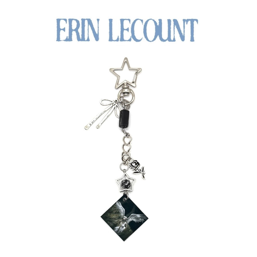 Erin LeCount I Am Digital, I Am Divine Keychain