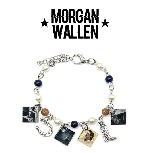 Morgan Wallen Mini Country Album Charm Bracelet