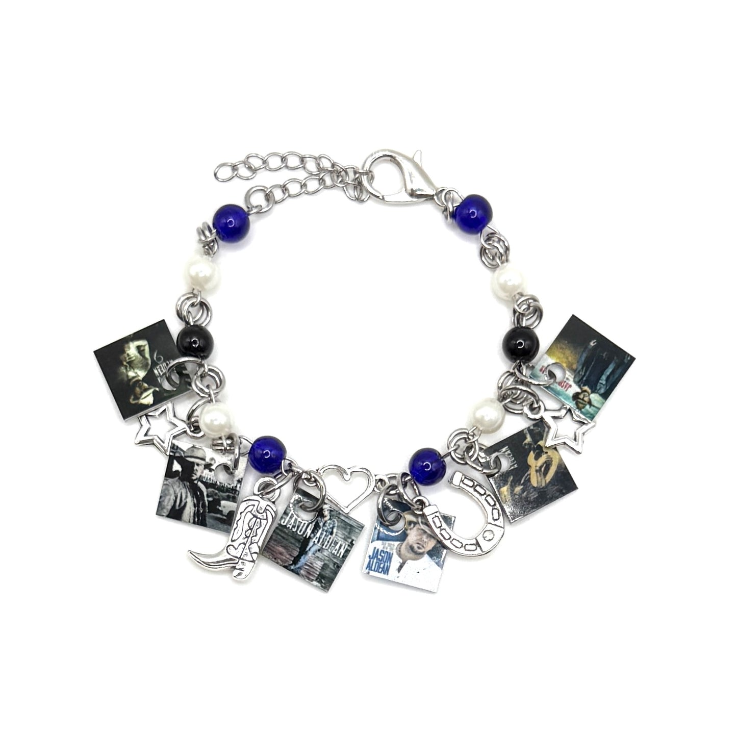 Jason Aldean Mini Country Album Charm Bracelet