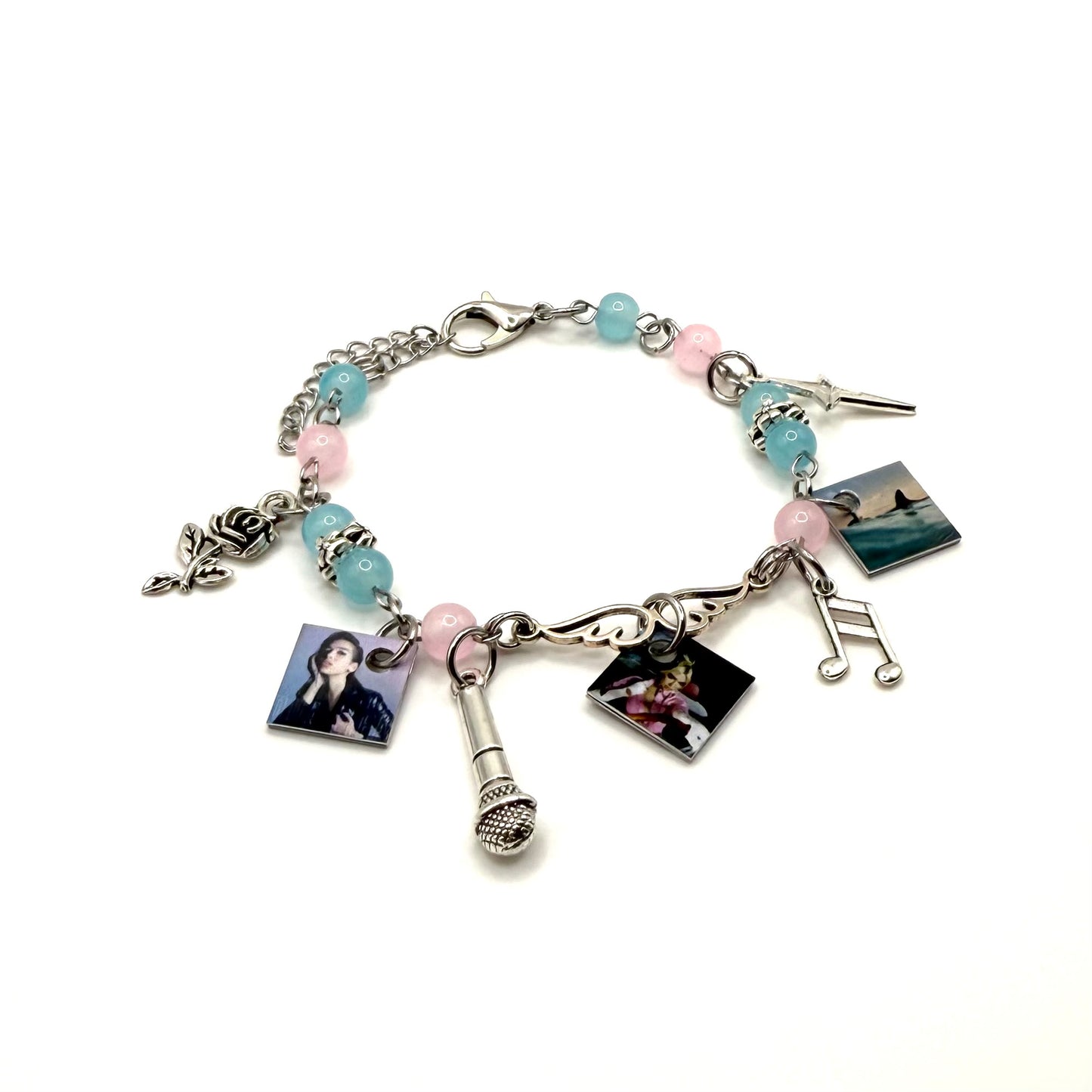 Dua Lipa Mini Album Charm Bracelet