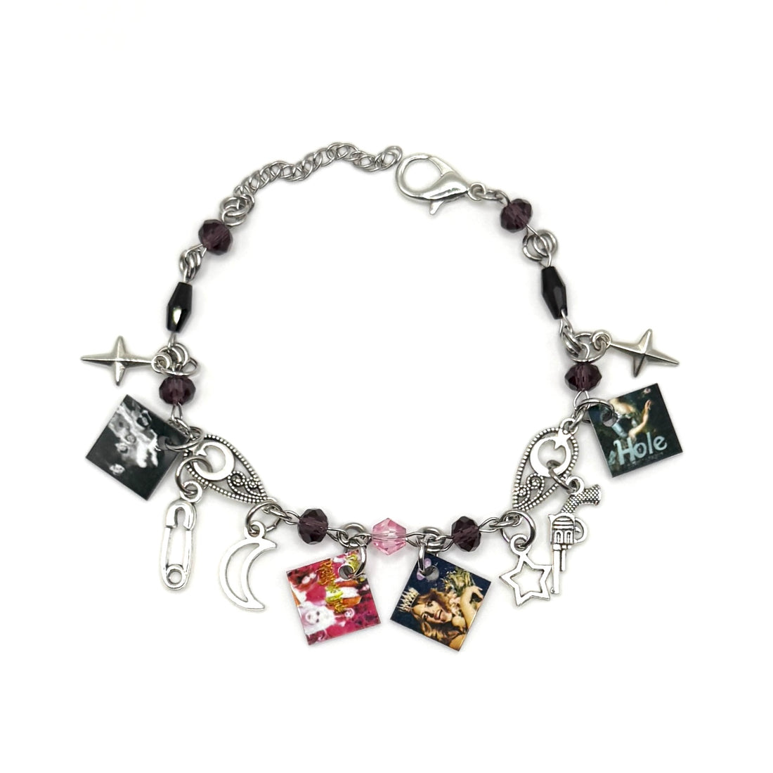 Hole Mini Album Charm Bracelet