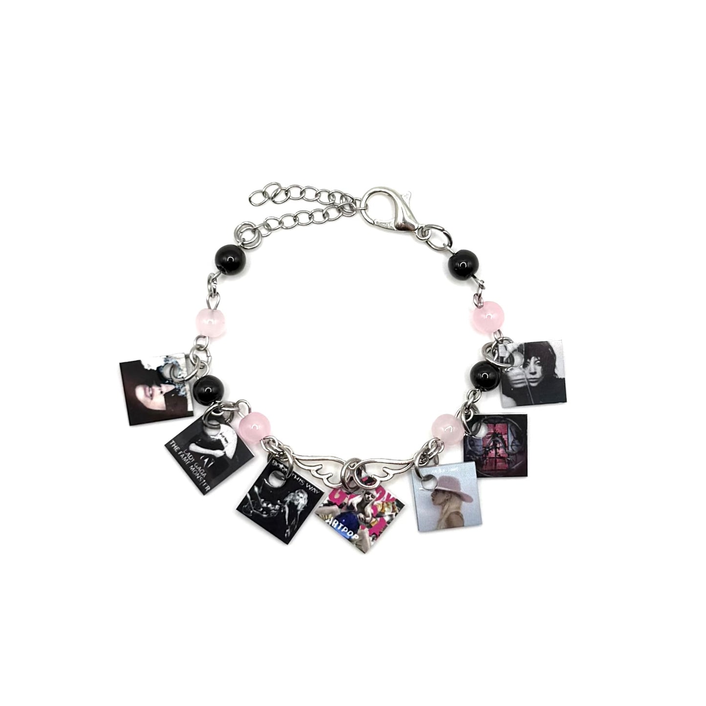 Lady Gaga Mini Album Charm Bracelet