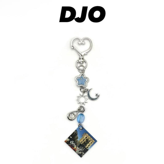 The Crux DJO Album Charm Keychain