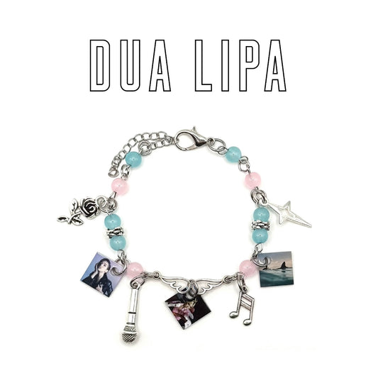 Dua Lipa Mini Album Charm Bracelet
