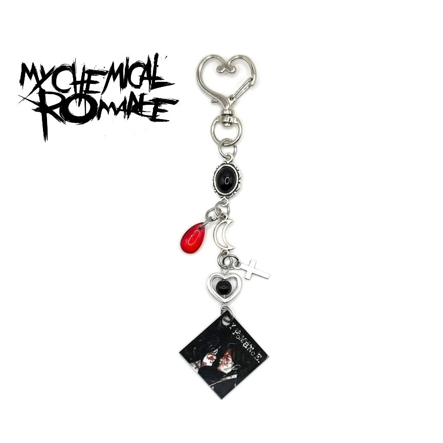 My Chemical Romance Three Cheers For Sweet Revenge Album Charm Keychain