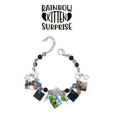 Rainbow Kitten Surprise Mini Album Charm Bracelet