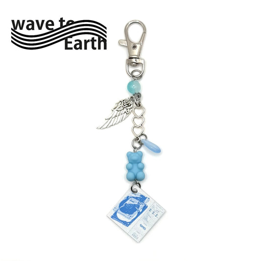 Wave to Earth Summer Flows 0.02 Kpop Beaded Charm Keychain