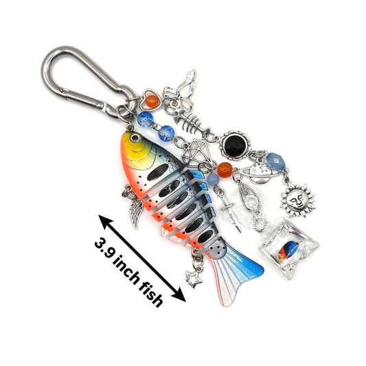 “Gregory” - Fish Carabiner Bag Accessory