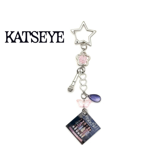 Katseye Touch Single Cover Charm Keychain