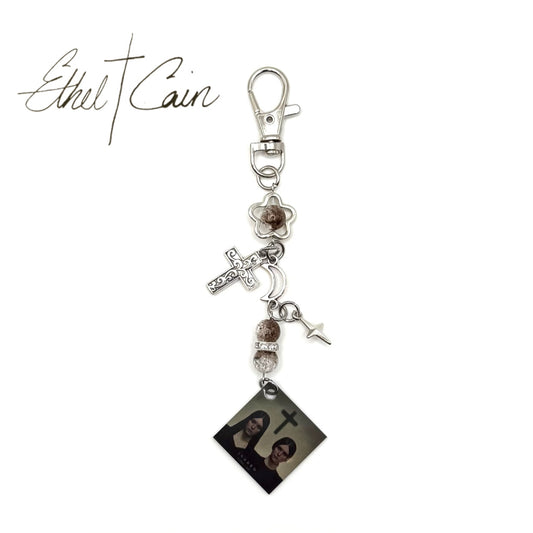 Ethel Cain Inbred EP Cover Charm Keychain