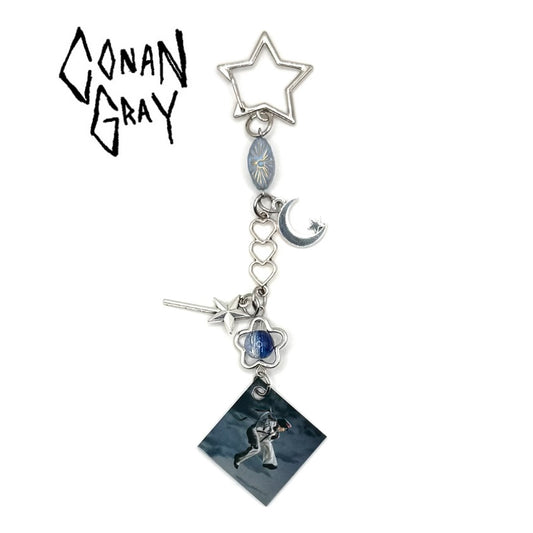 Conan Gray Wishbone Album Charm Keychain