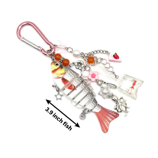“Frankie” - Fish Carabiner Bag Accessory